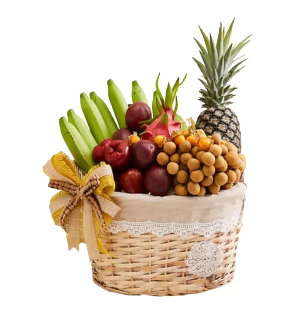 A Basket Of Ripe Fruits