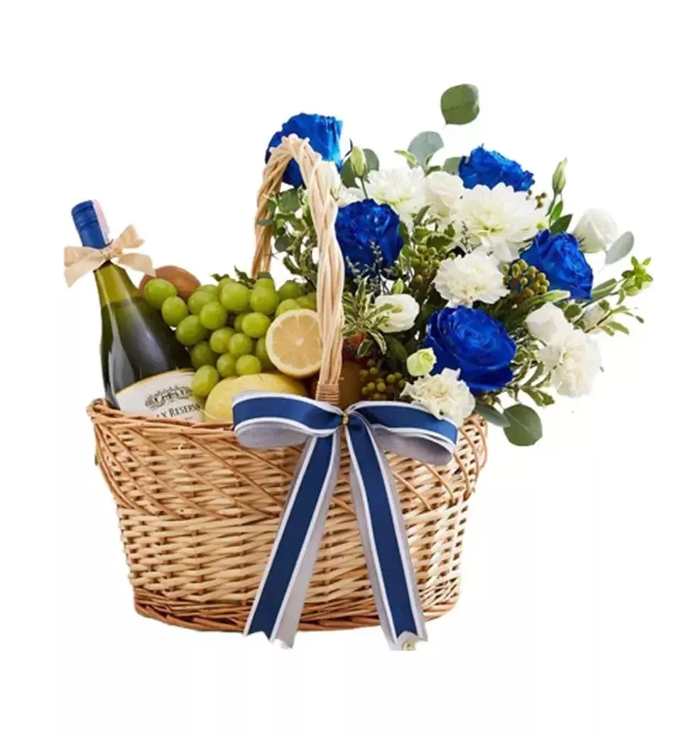 Aromatic Fruits Wine Basket