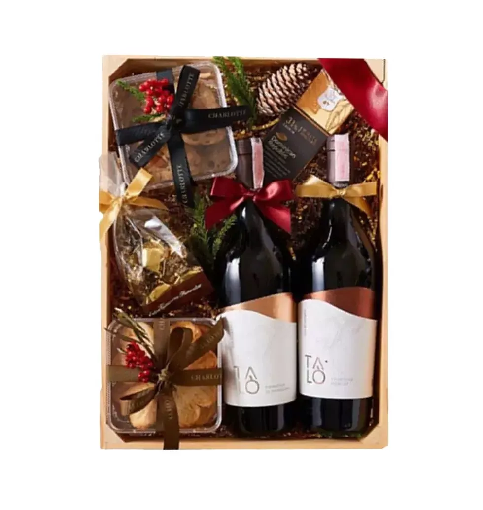 Chocolate Delight And Wine Set