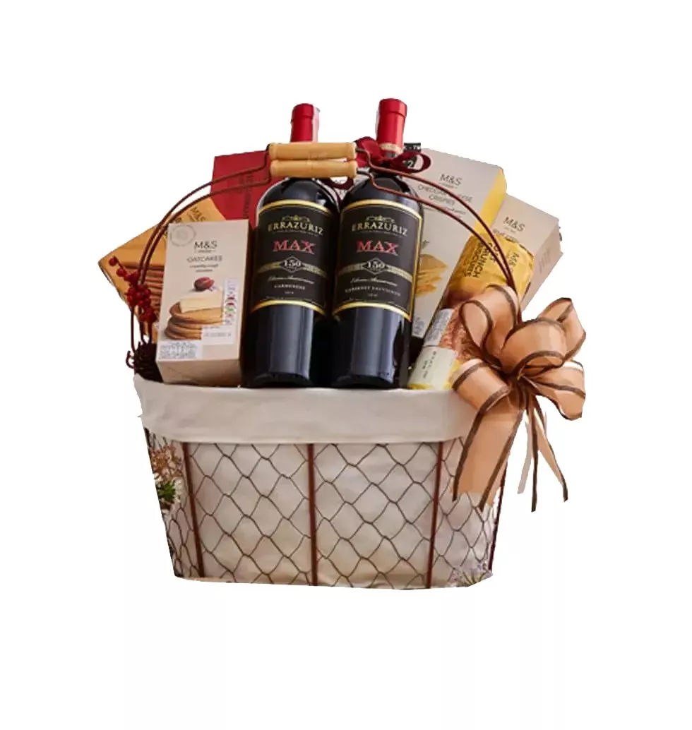 Duet Wine And Sweet Basket