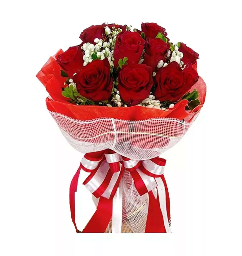 Eternal Romance Red Roses