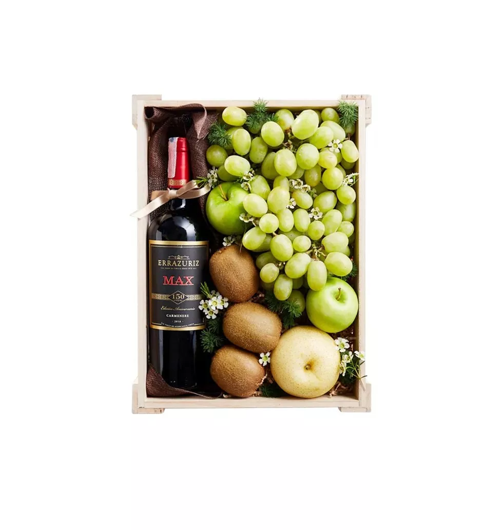 Gift Of Wine And Fruit