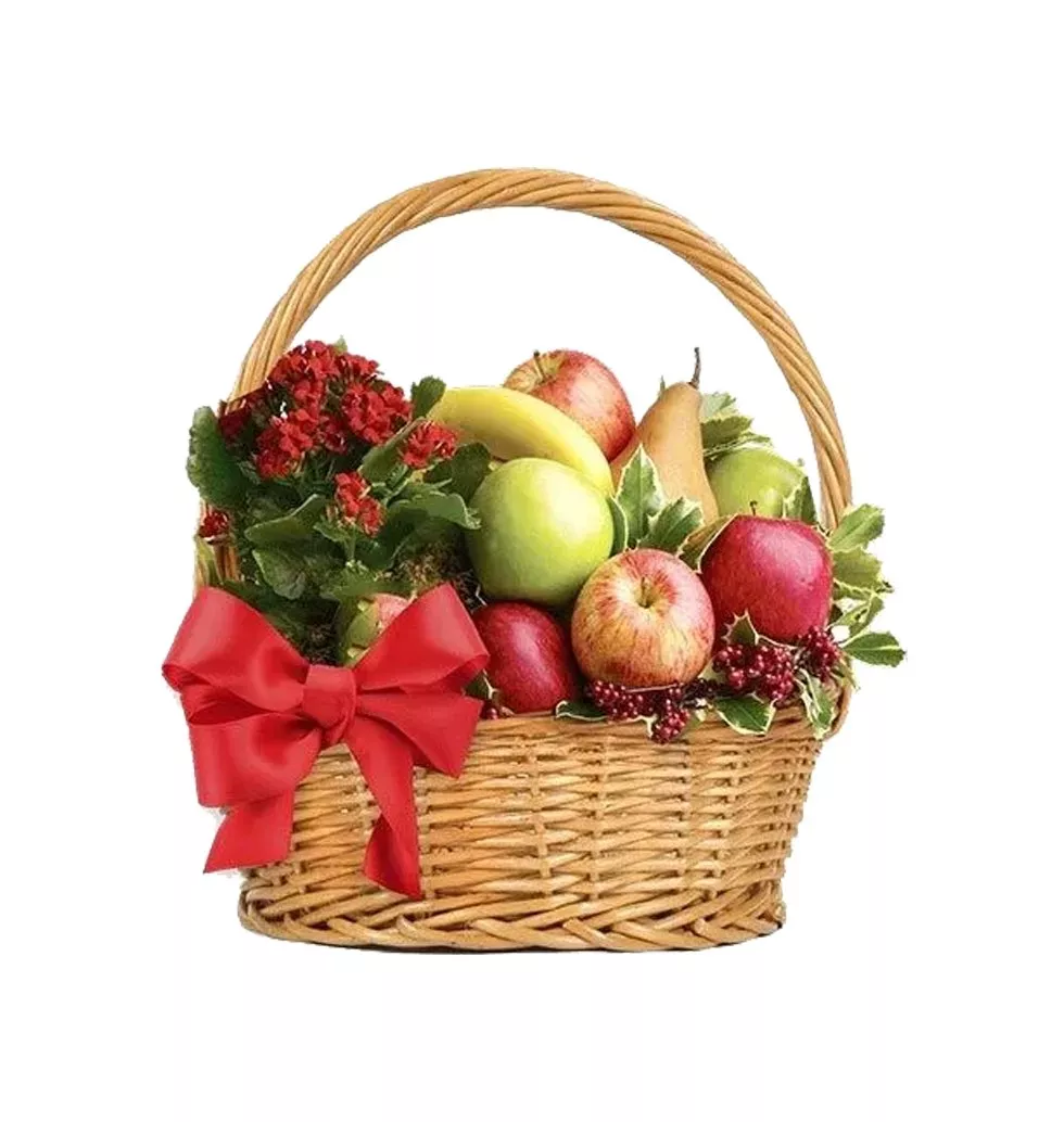 Ripe Taste of Romance Assorted Fruit Basket