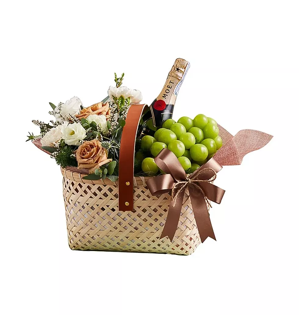 The Grapes Floral Basket